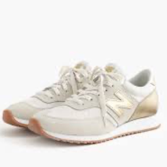 New Balance Gold Sneakers Retro Design Womens 9.5 - Picture 2 of 11